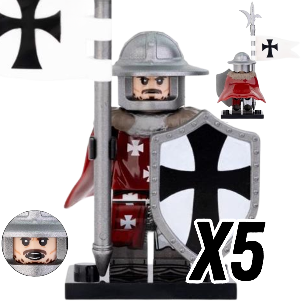 Crusades Knights of Tripoli Block Figures  Set