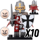 Crusades Knights of Tripoli Block Figures  Set