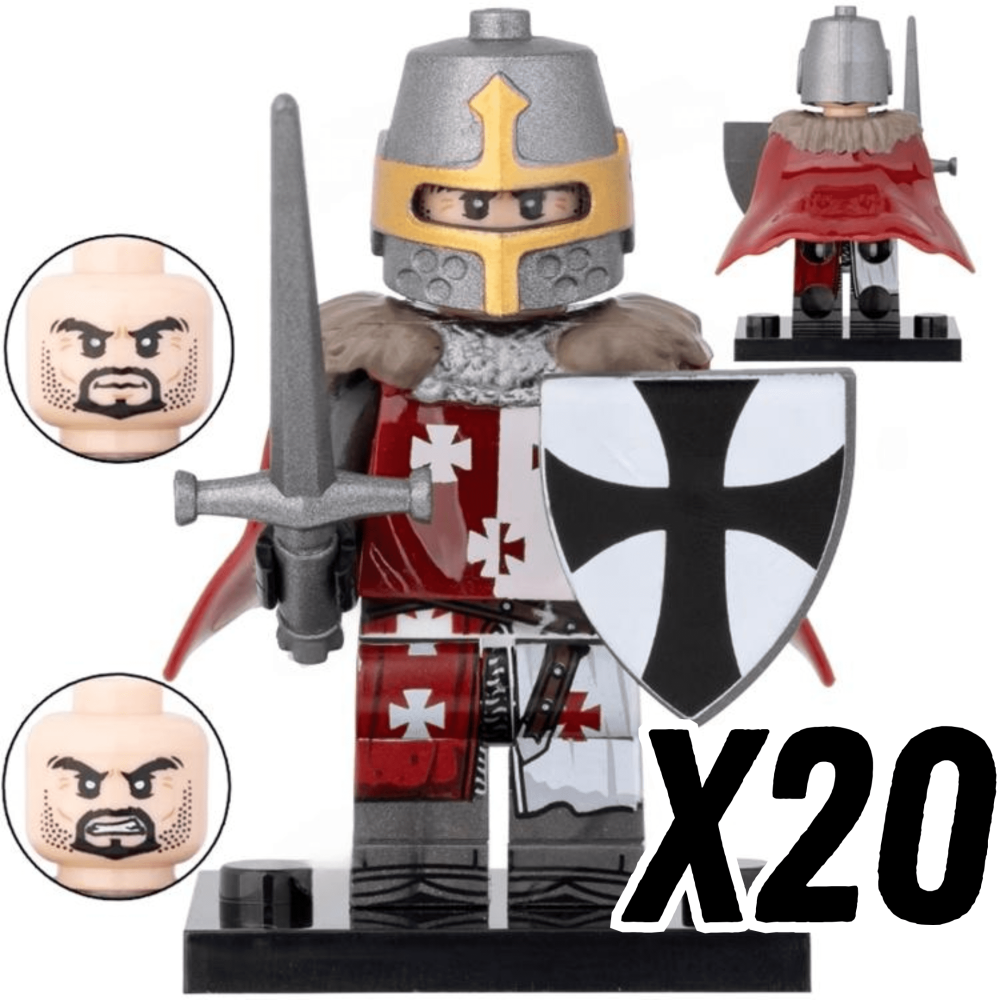Crusades Knights of Tripoli Block Figures  Set