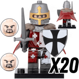 Crusades Knights of Tripoli Block Figures  Set