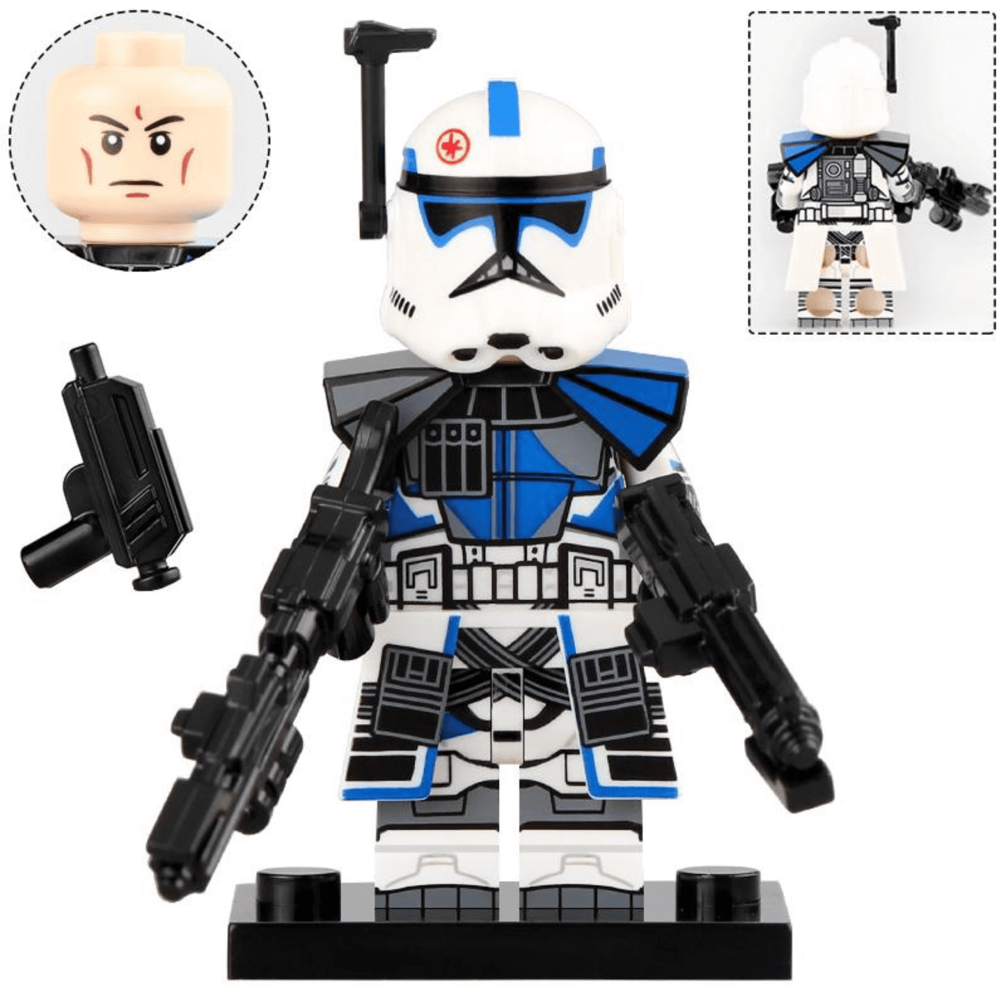 Space War Theme Captains and Heroes of the 501st Legion Block Figures Set
