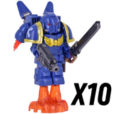 Warhammer Space Marine Terminator Jetpack Block Figures Set