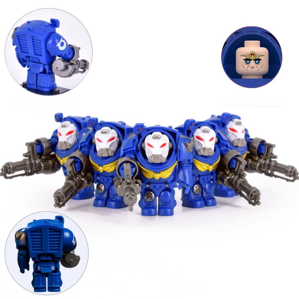 Warhammer 40k Space Marine Terminators Block Figures Set