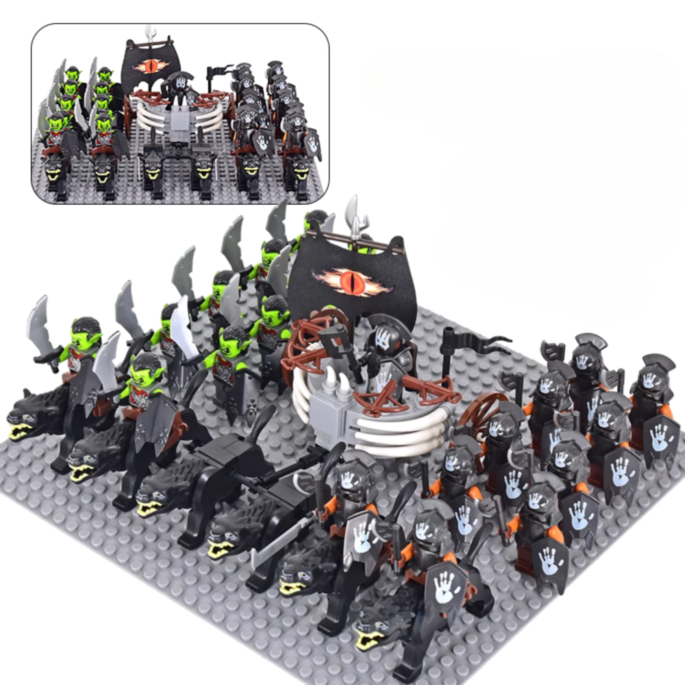 Lord of the Rings  Uruk-Hai Chariot Legions Block Figures Set