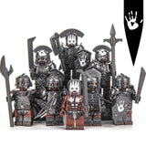 Lord the Rings High Elves vs Uruk Hai Block Figures Set 16pcs