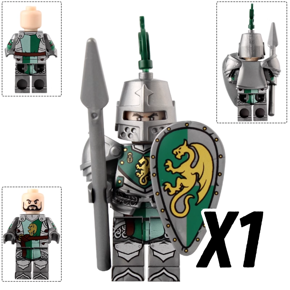 Medieval Castle Knights Block Figures