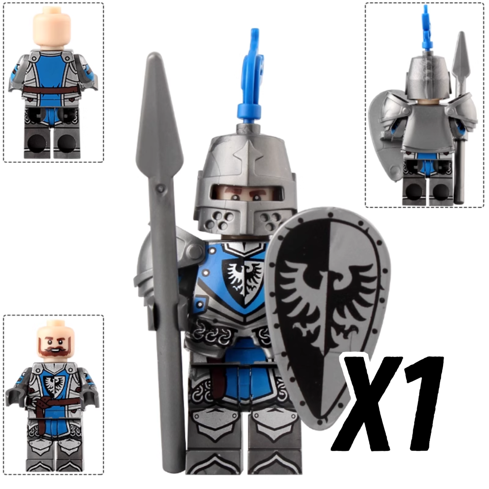 Medieval Castle Knights Block Figures