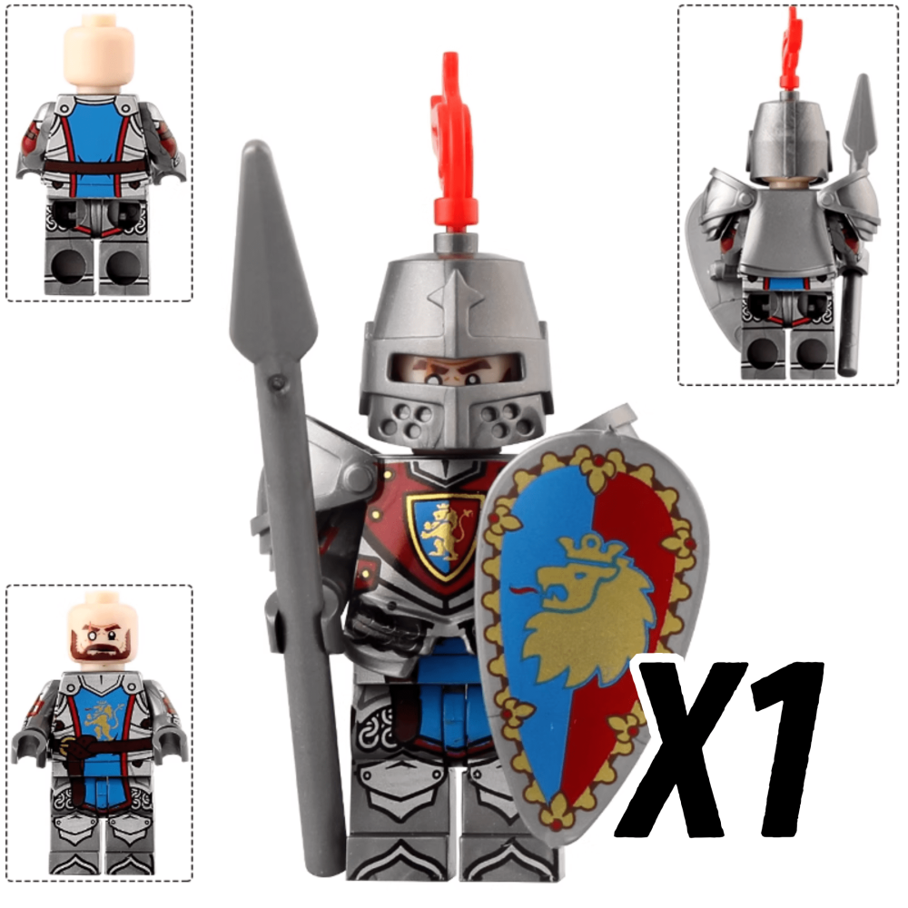Medieval Castle Knights Block Figures