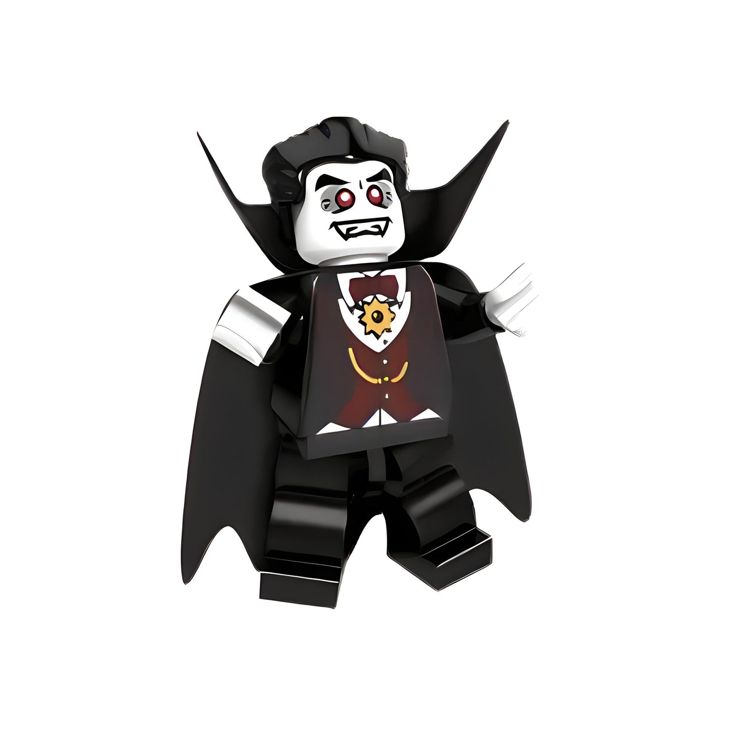 Happy Halloween Spooky Season Wacky Witch Zombie Werewolf Block Figures Set