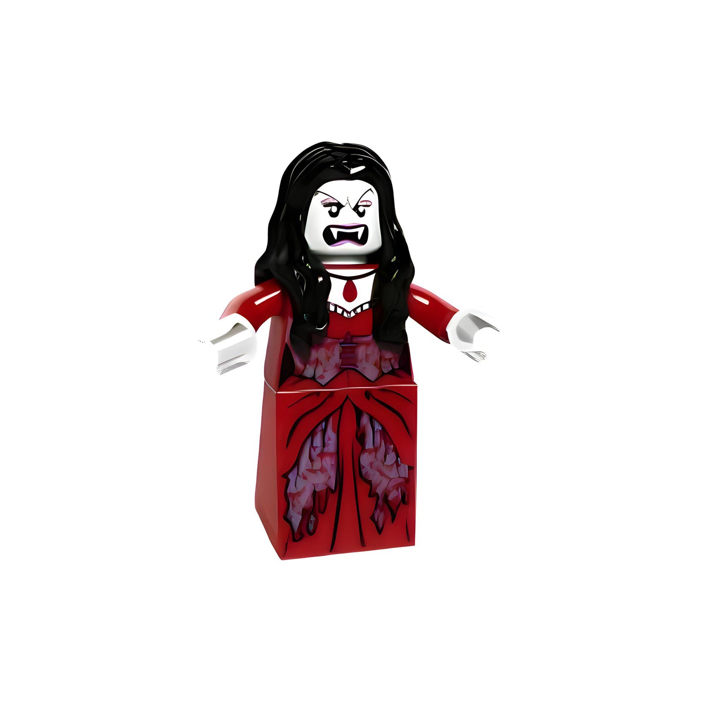 Happy Halloween Spooky Season Wacky Witch Zombie Werewolf Block Figures Set