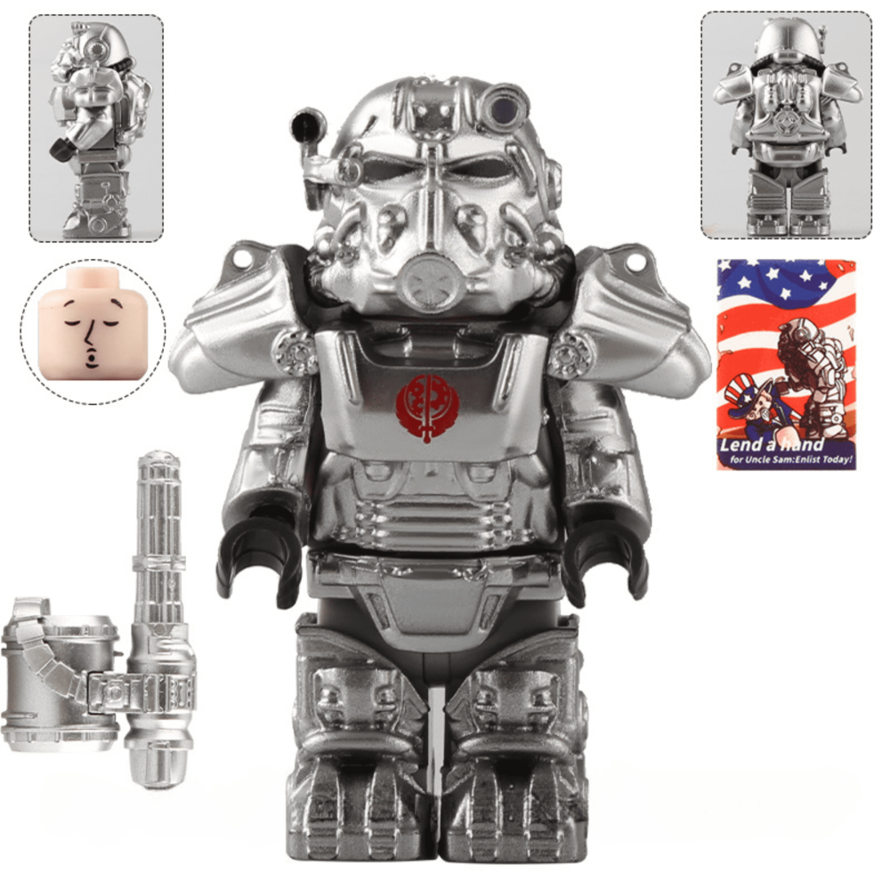 Fallout TV Series T60 Power Armor Block Figures Set