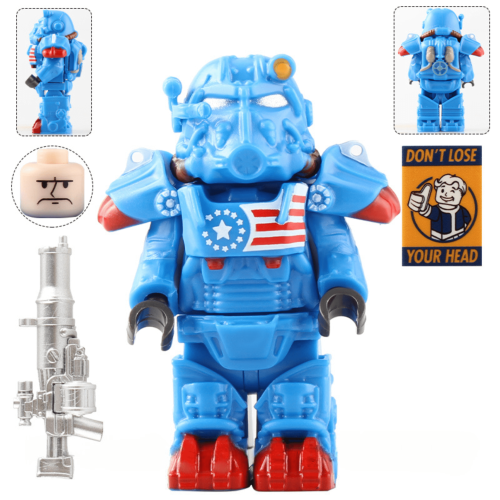 Fallout T60 Power Armor Variants Minifigure Set