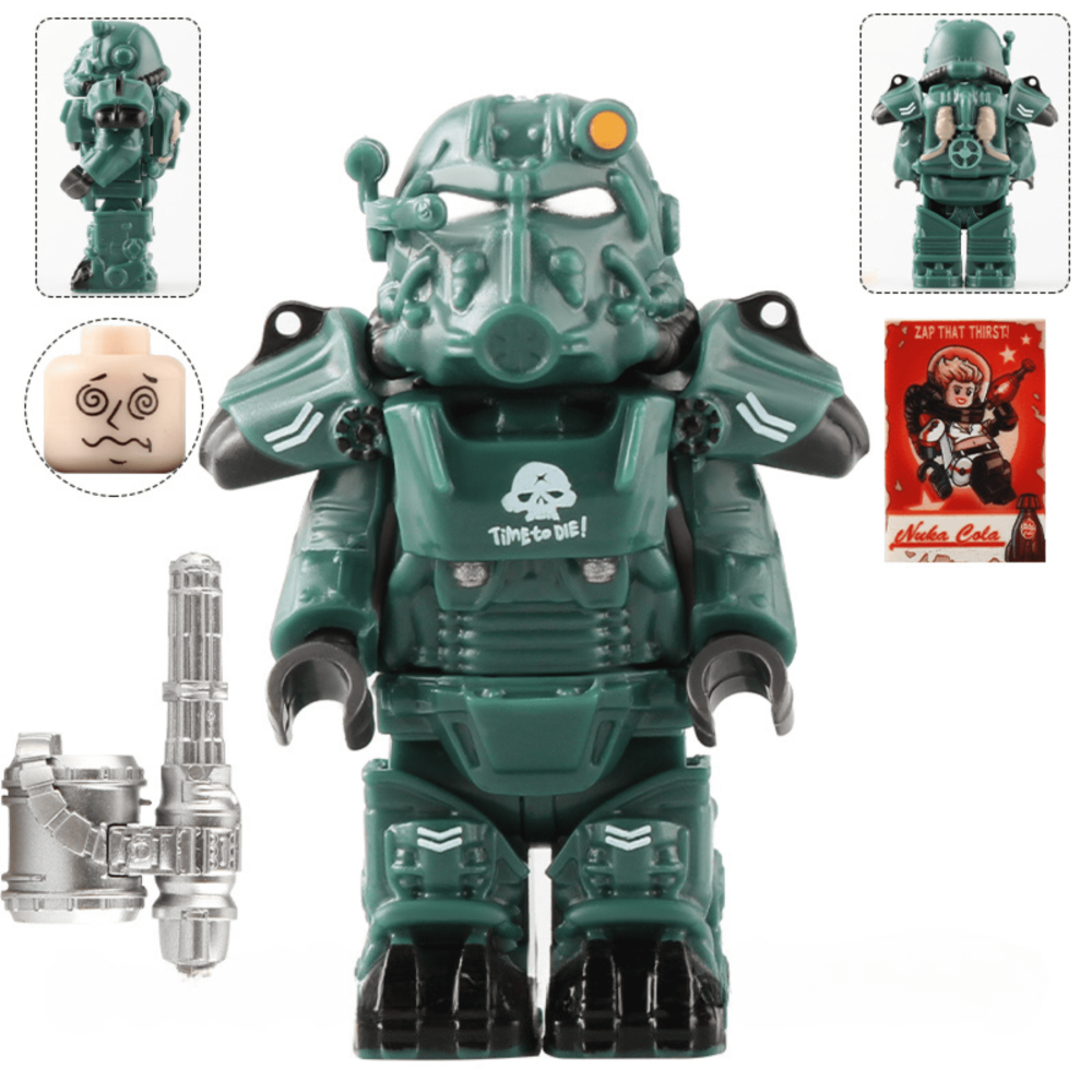 Fallout T60 Power Armor Variants Minifigure Set