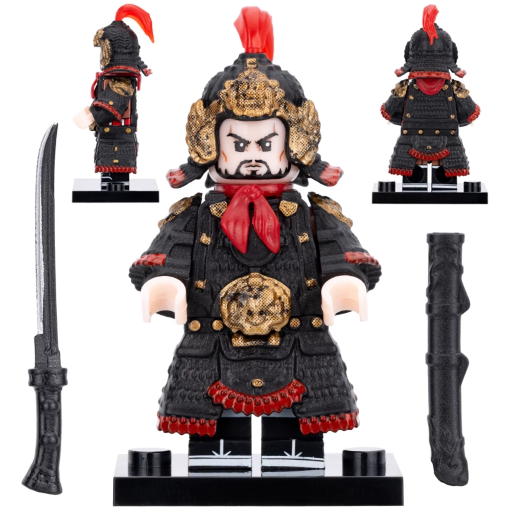 Legendary Chinese Warrior Yue Fei Series Block Figures Set