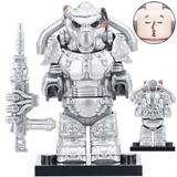 Fallout X-01 Power Armor Variants Block Figures Set