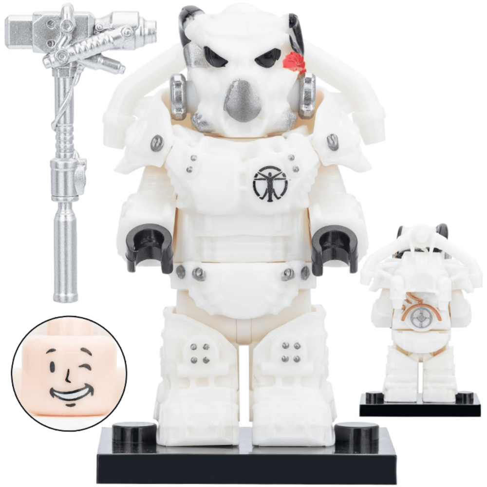 Fallout X-01 Power Armor Variants Block Figures Set