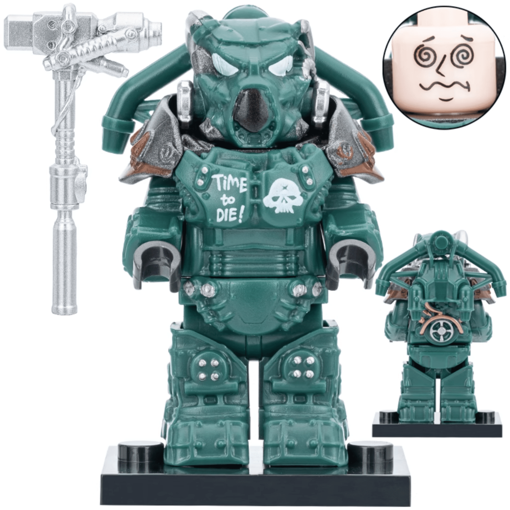 Fallout X-01 Power Armor Variants Block Figures Set