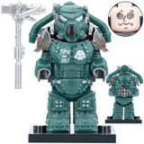 Fallout X-01 Power Armor Variants Block Figures Set