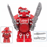 Fallout T-51 Power Armor Mecha Block Figures Set