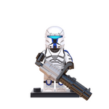 Star Wars Republic Clone Commandos Boss Sev Scorch Minifigure Set