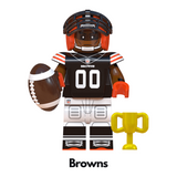 NFL Superbowl Football Player Block Figures Set of 8pcs