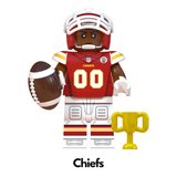 NFL Superbowl Football Player Block Figures Set of 8pcs