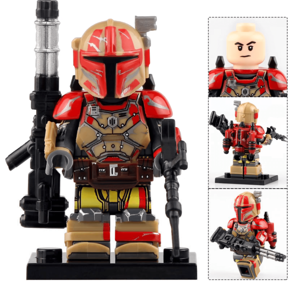 Space War Theme Heavy Infantry Mandalorians Block Figures Set