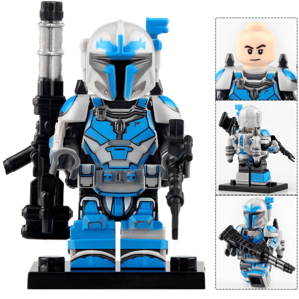 Space War Theme Heavy Infantry Mandalorians Block Figures Set