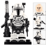 Space War Theme Heavy Infantry Mandalorians Block Figures Set