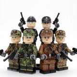 WWII German Military Infantry Building Block Block Figures Set