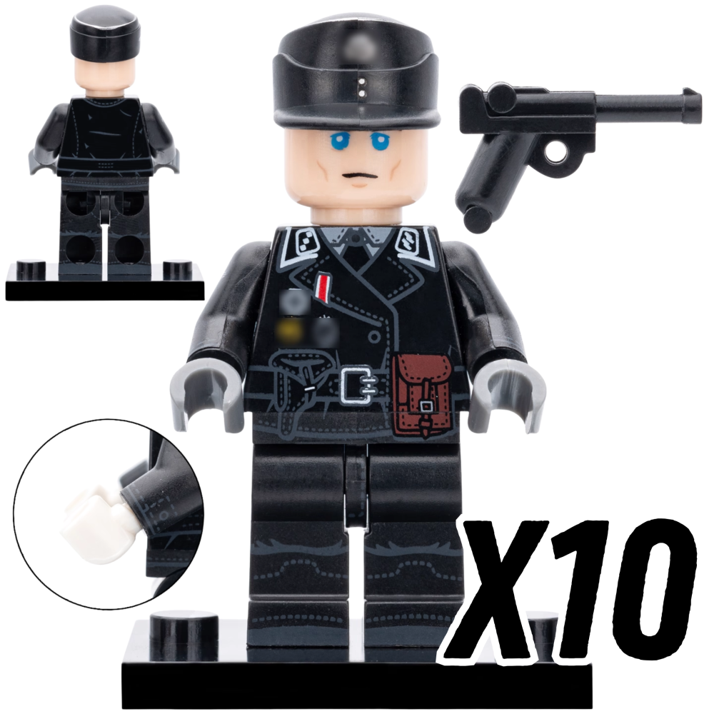 WWII German Military Infantry Building Block Block Figures Set