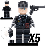 WWII German Military Infantry Building Block Block Figures Set