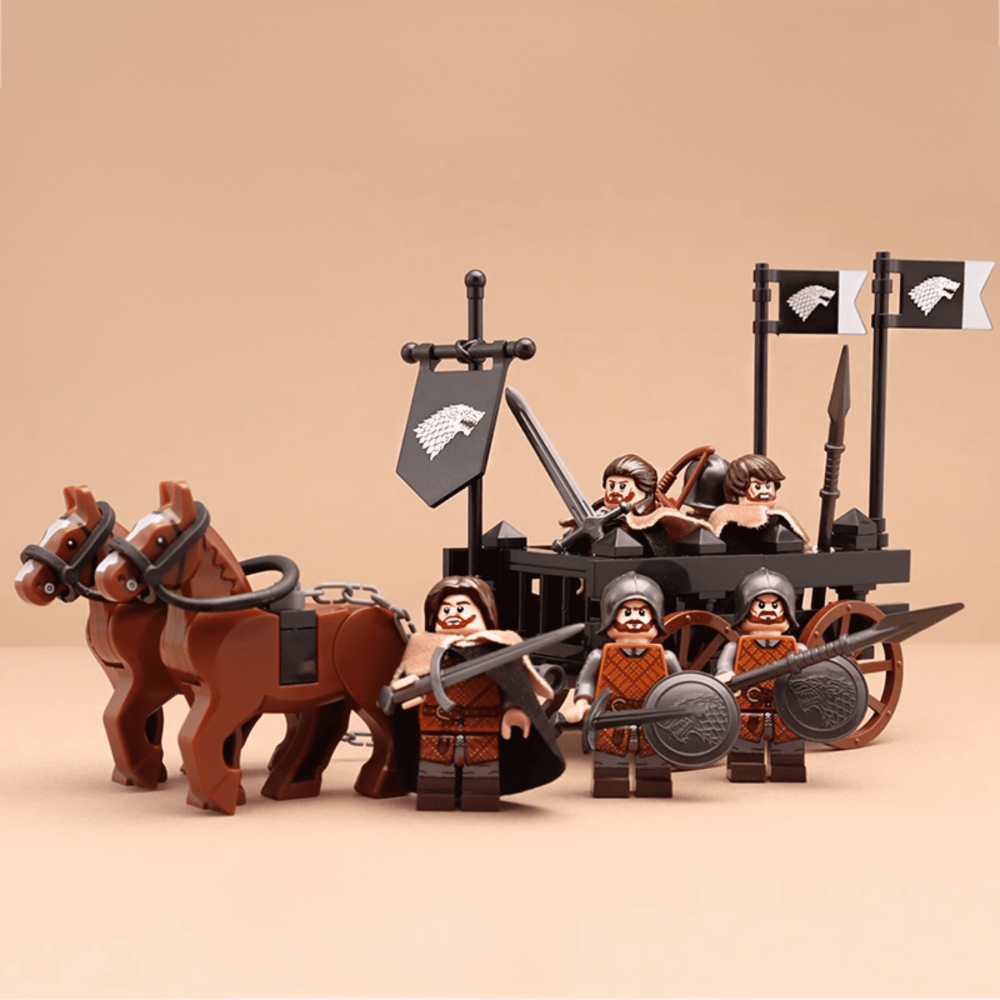 Game of Thrones Battle Wagons Block Figures Set