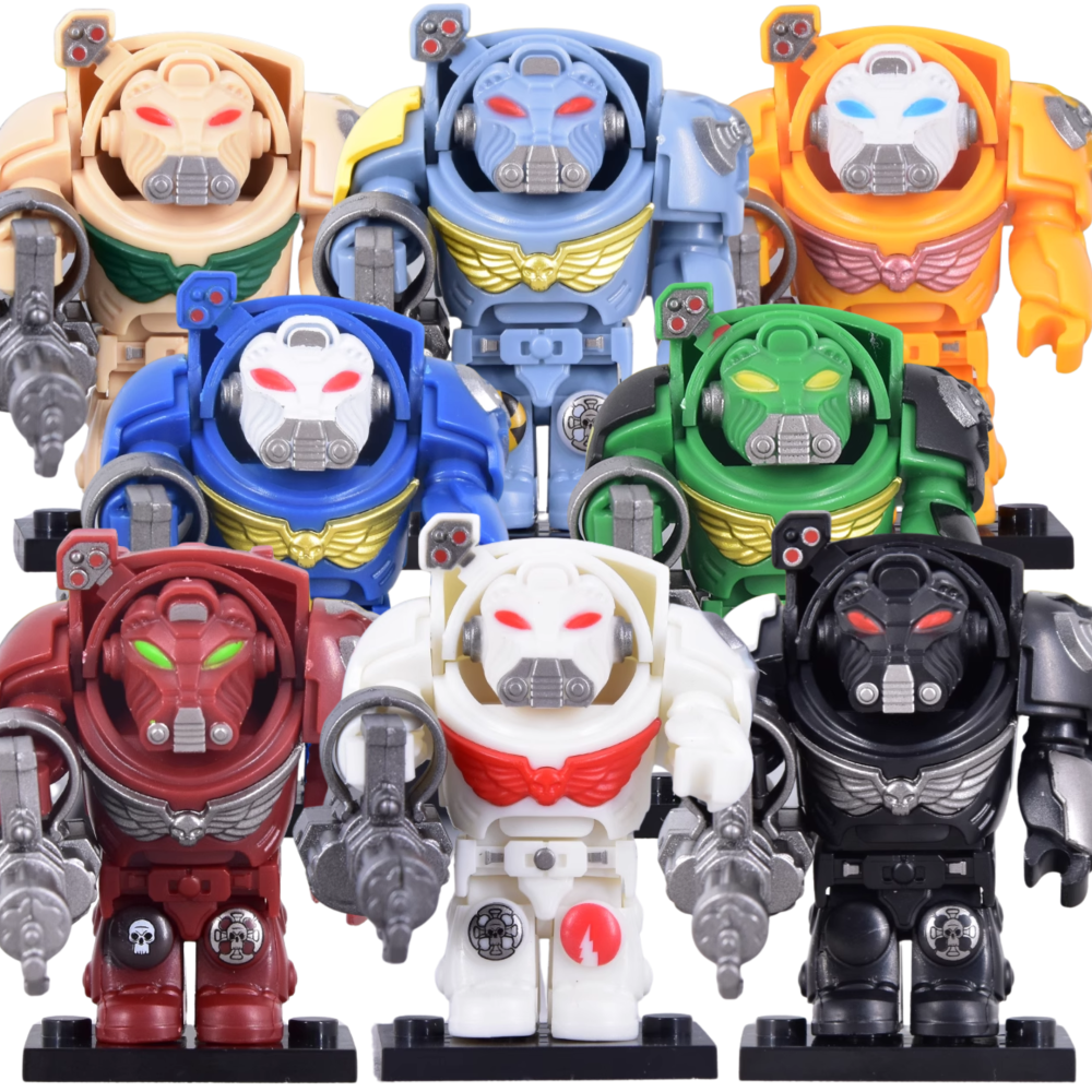 Warhammer 40k Space Marine Terminators Block Figures Set