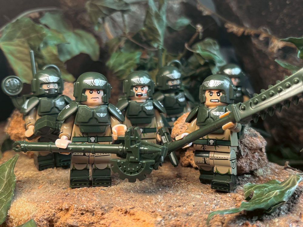 Imperial Guard Block Figures Set of 6PCS