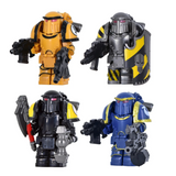 Warhammer Space Marine Mk III Iron Power Armour Block Figures Set