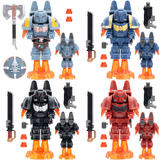 Warhammer Space Marine Terminator Jetpack Block Figures Set