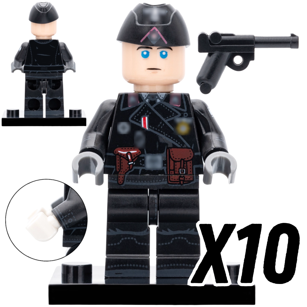 WWII German Military Infantry Building Block Block Figures Set