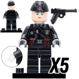 WWII German Military Infantry Building Block Block Figures Set