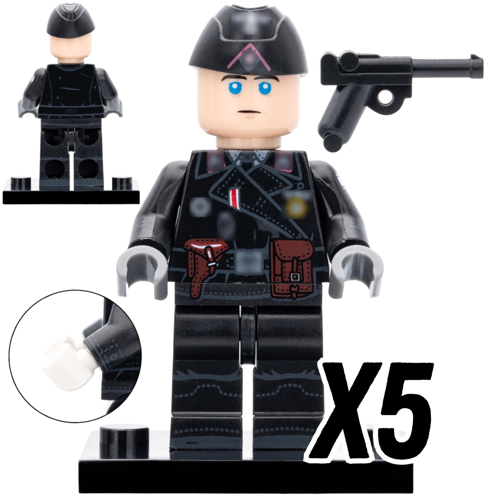 WWII German Military Infantry Building Block Block Figures Set