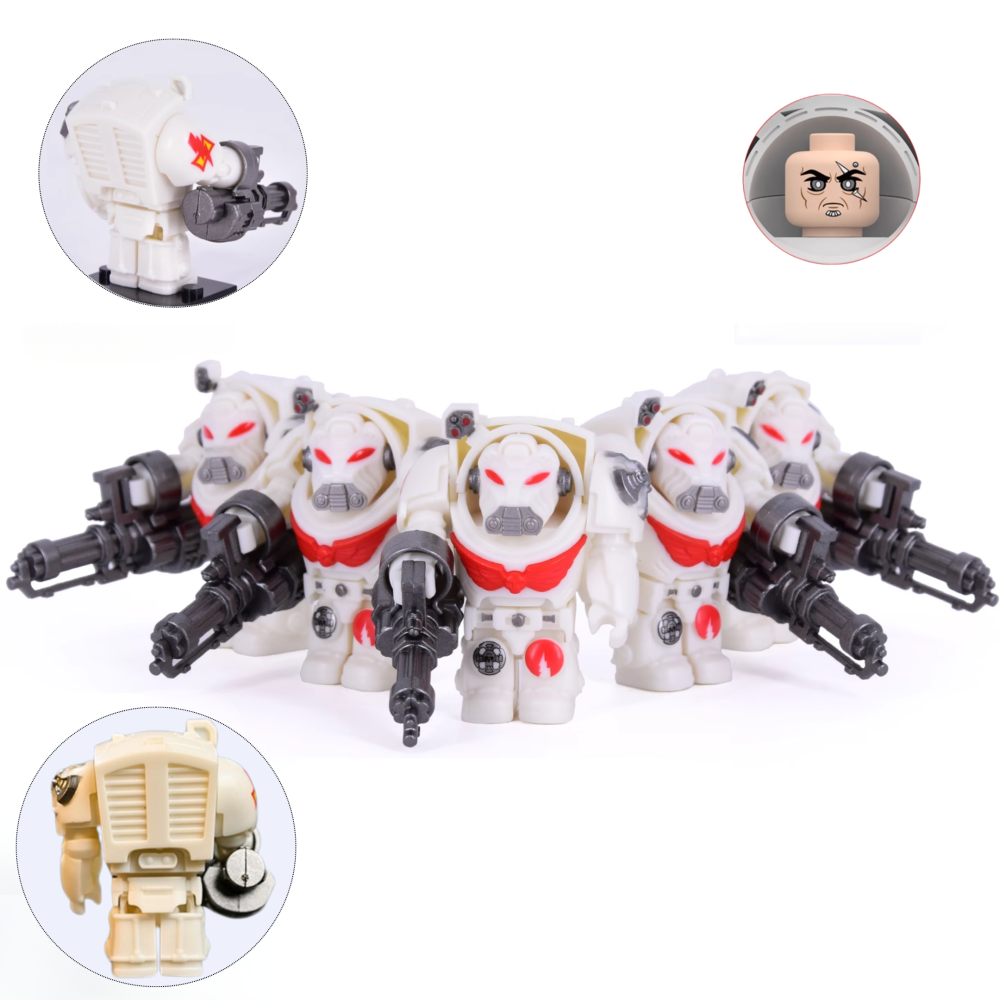 Warhammer 40k Space Marine Terminators Block Figures Set