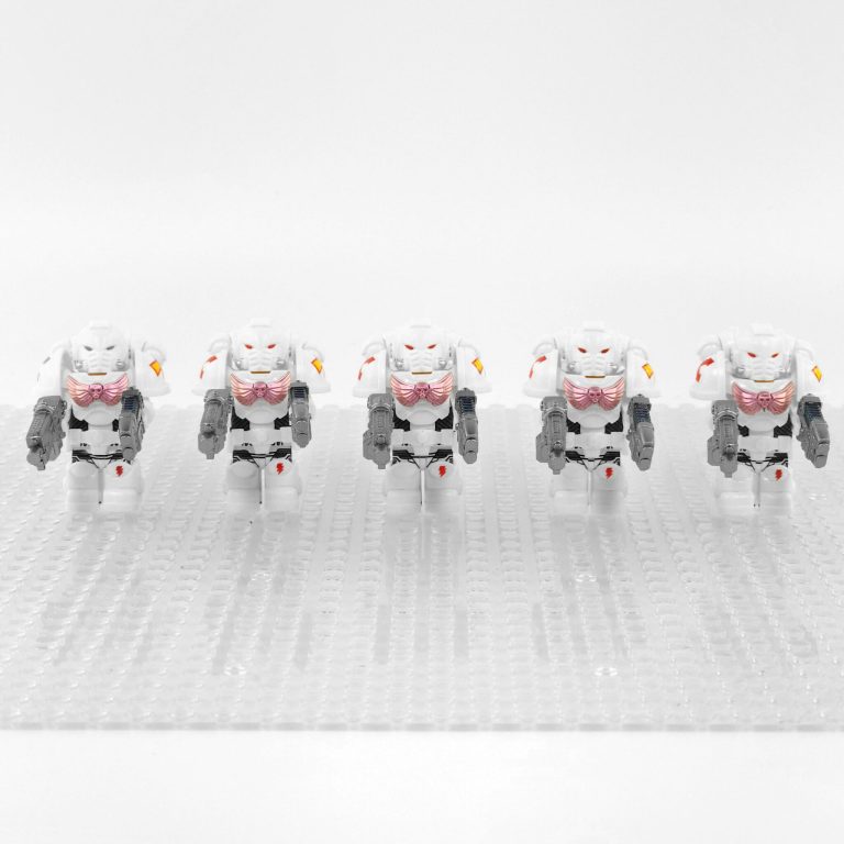 White Scars Space Marines Block Figures Set