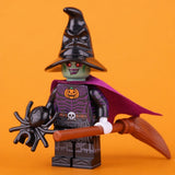 8-Pack Halloween Spooky Themed Custom Block Figures