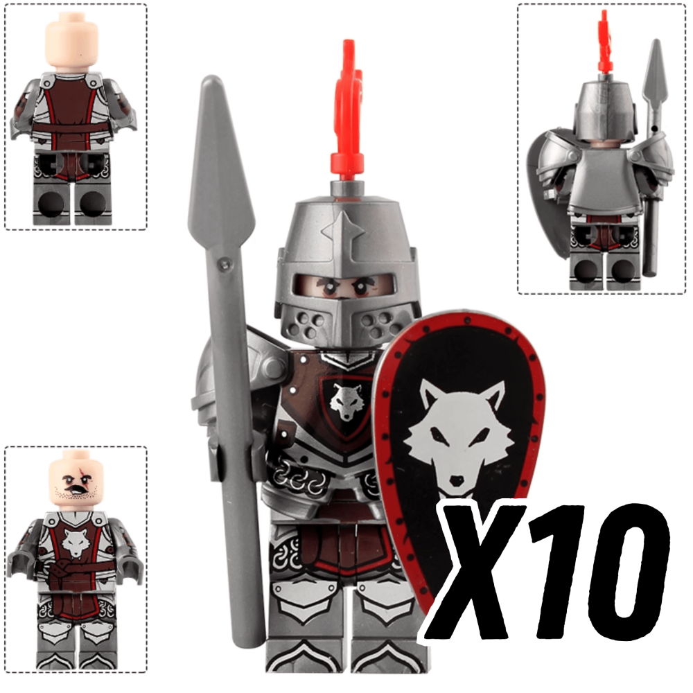 Medieval Castle Knights Block Figures