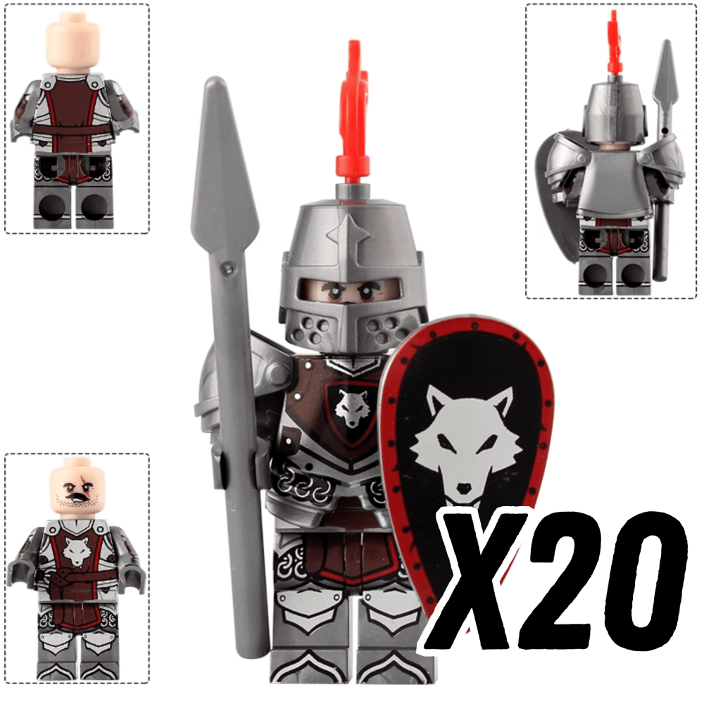 Medieval Castle Knights Block Figures