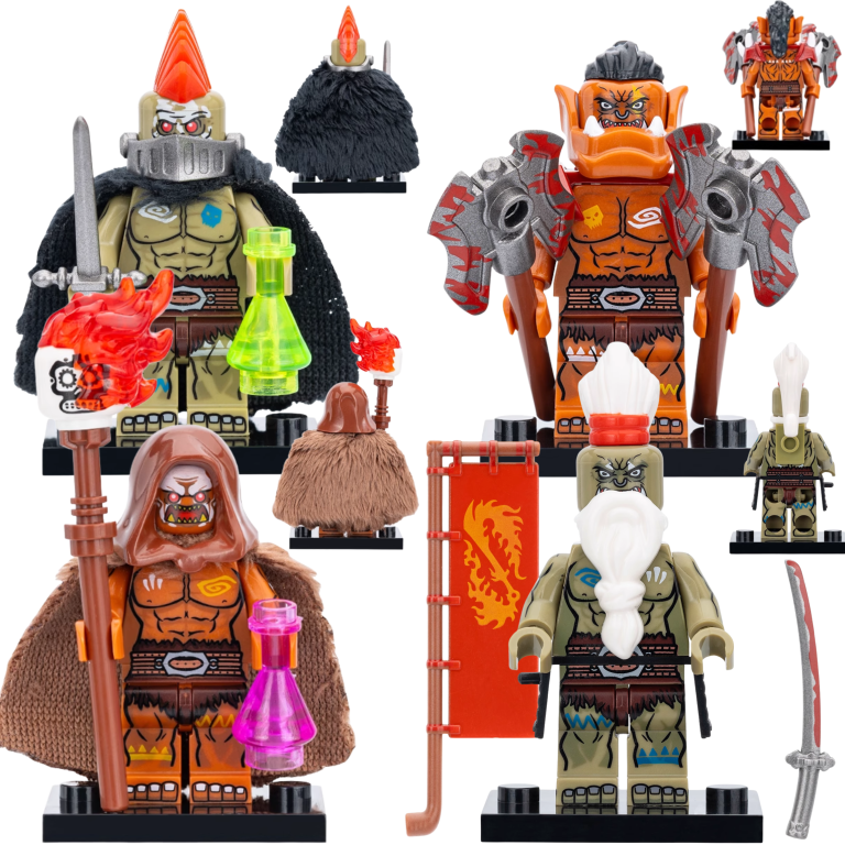 World of Warcraft Orc Block Figures Set