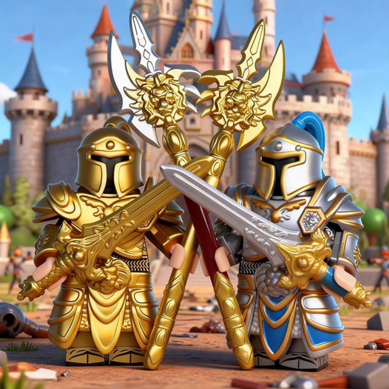 World of Warcraft Stormwind City Guards Block Figures Set