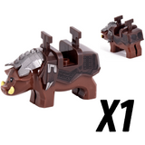 Lord the Rings Wargs, Boars and War Goat Mounts for Block Figures