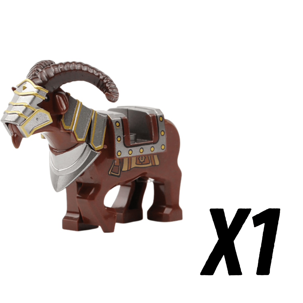 Lord the Rings Wargs, Boars and War Goat Mounts for Block Figures