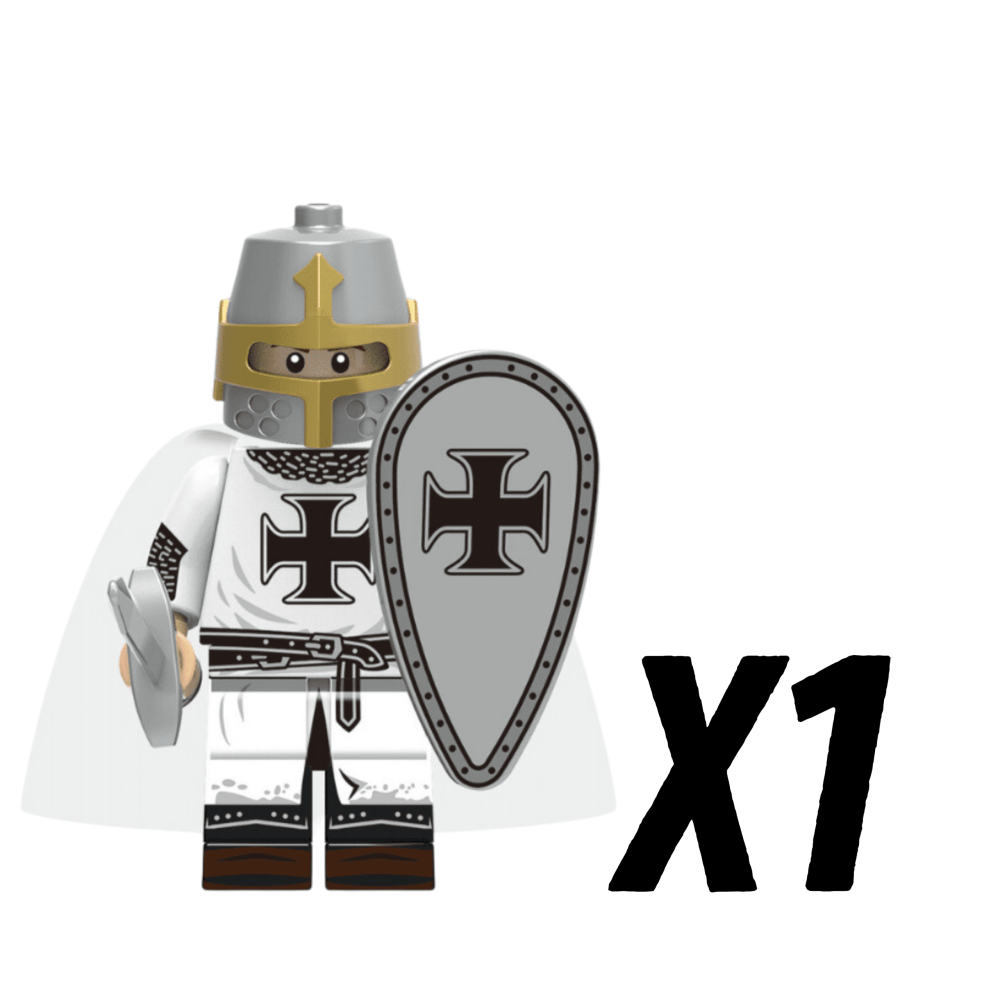 Teutonic Knight Riders Block Figures Set